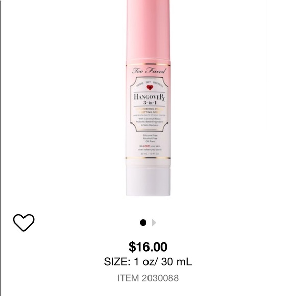 Too Faced Other - Too Faced Hangover primer & setting spray